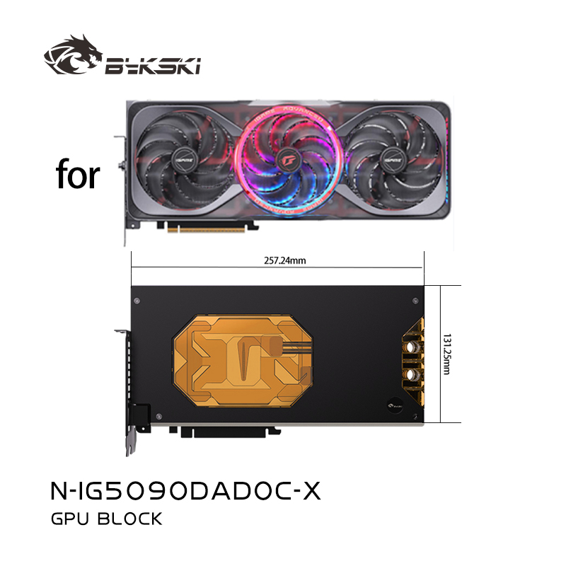 Rtx 5090 32Gb - Bykski GPUブロック（Colorful IGame RTX 5090D Advanced