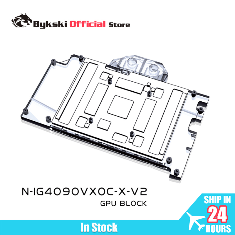 Rtx 4090 Water Block - Bykski N-IG4090VXOC-X-V2 ウォーターブロック カラフルな GeForce RTX