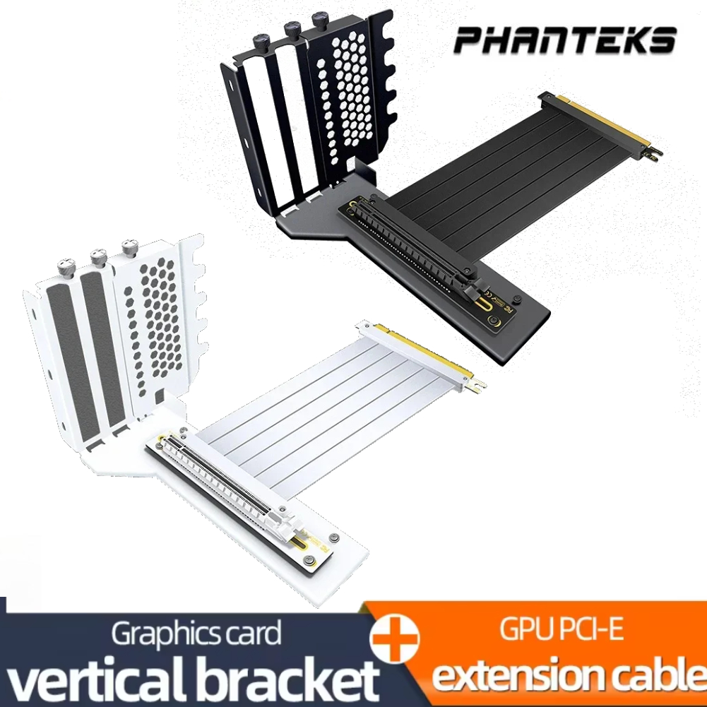 Pcie 5.0 Gpu Riser Cable - 垂直GPUマウントブラケット PC組み立て用グラフィックカードホルダー PCI-E 5.0/4.0 X16 ライザー
