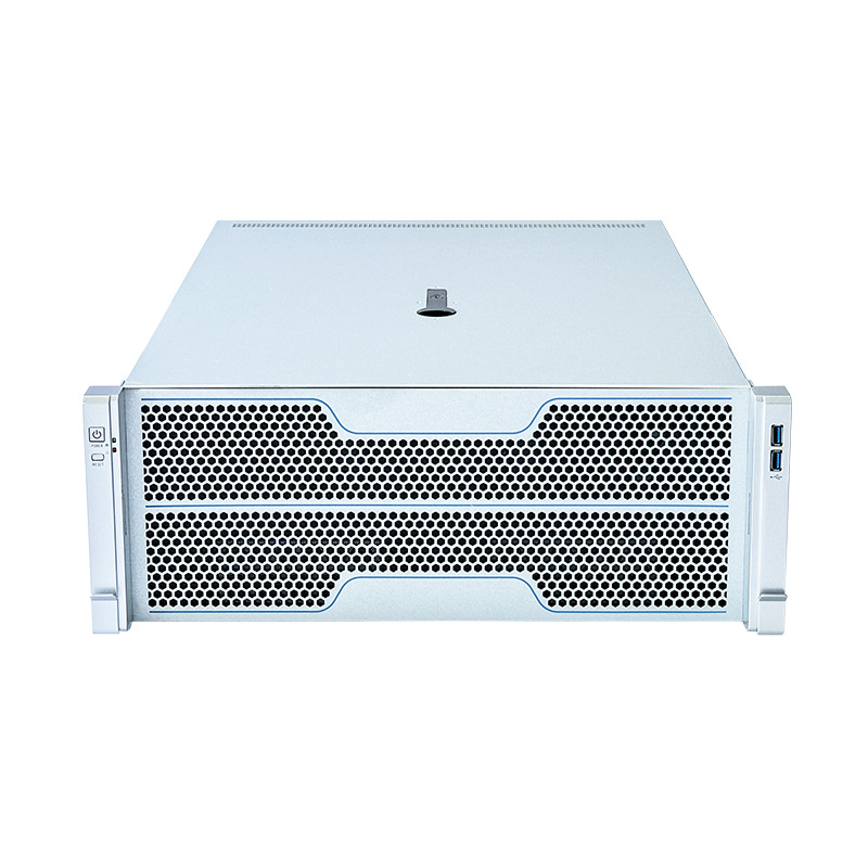 Server Gpu Chassis 4U - 4Uラックマウント530mm奥行きAIサーバーシャーシ（DeepSeekディープラーニング監視ストレージGPUケース用）