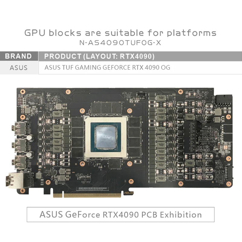 Bykski GPU ブロック ASUS TUF Gamin - Rtx 4090 Water Block のレビューと価格