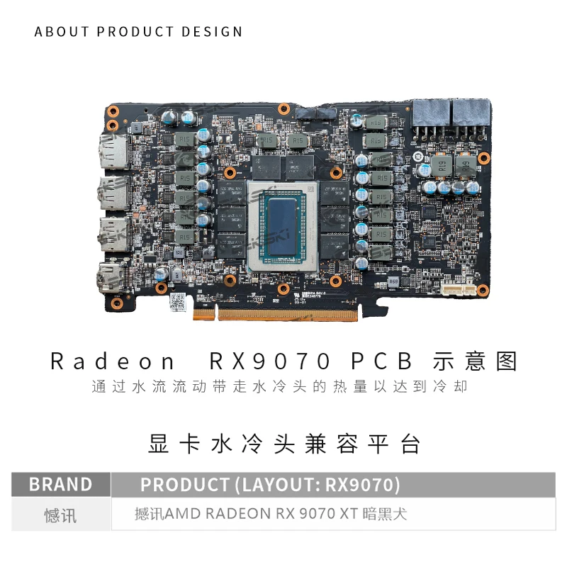 Bykski A-PC9070XT-X GPUウォーターブロ - Rx 9070 Xt のレビューと価格