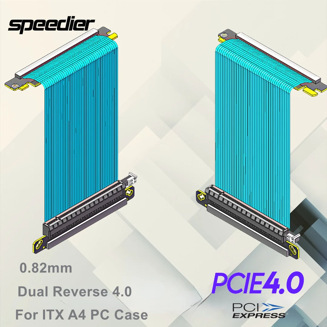 ダブルリバース Pci-e 4.0 ライザーケーブル 185 - Itx Gpu Riser Pcie 4.0 16X のレビューと価格