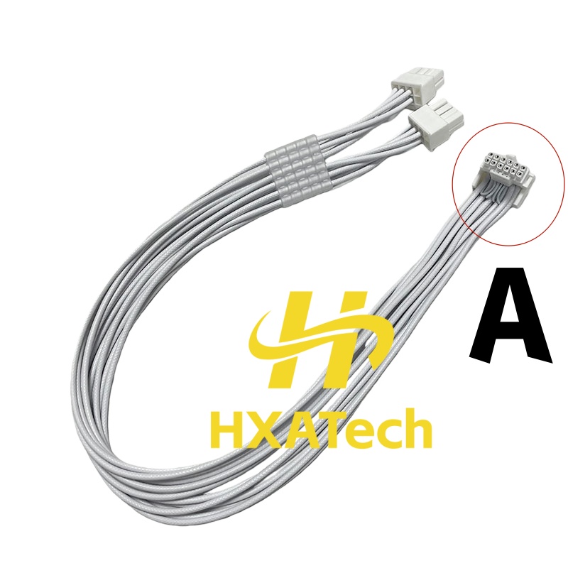 高品質16AWG編組パターンデュアル8ピン-16ピン電源ケー - Dual 8Pin To 16Pin 12Vhpwr Cable のレビューと価格