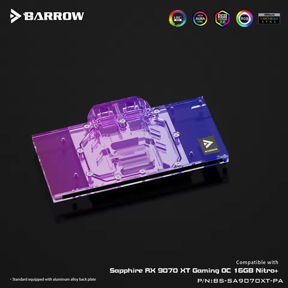 バロー GPU ウォーターブロック サファイア Radeon - Rx 9070 16Gb のレビューと価格