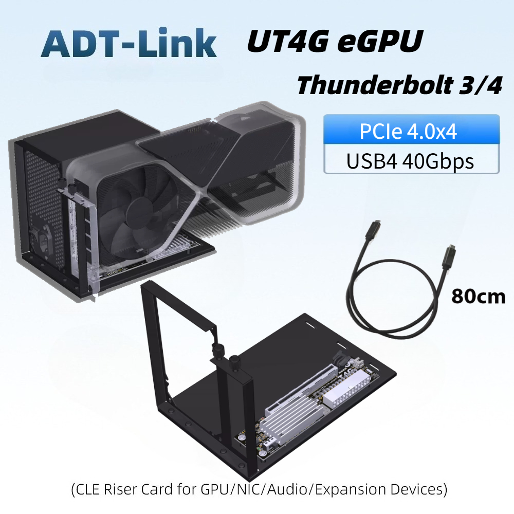 UT4G 外付けグラフィックカードドックステーション Thu - Gpu External Dock Egpu Thunderbolt 4 のレビューと価格