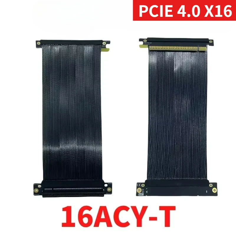 銀メッキシングルリバース16xグラフィックカード延長ケーブル - Itx Gpu Riser Pcie 4.0 16X のレビューと価格