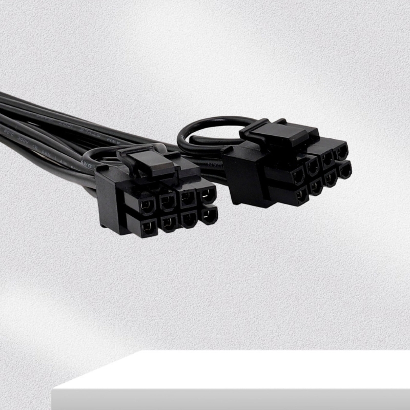 16ピンメス-デュアル8ピン(6+2)オスPCIe変換GPU - Dual 8Pin To 16Pin 12Vhpwr Cable のレビューと価格