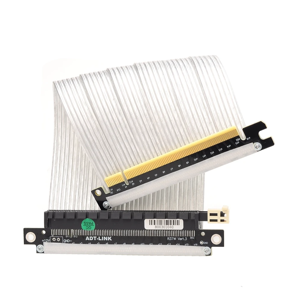 シルバーホワイトリバース PCIE 4.0 シールドライザー - Itx Gpu Riser Pcie 4.0 16X のレビューと価格