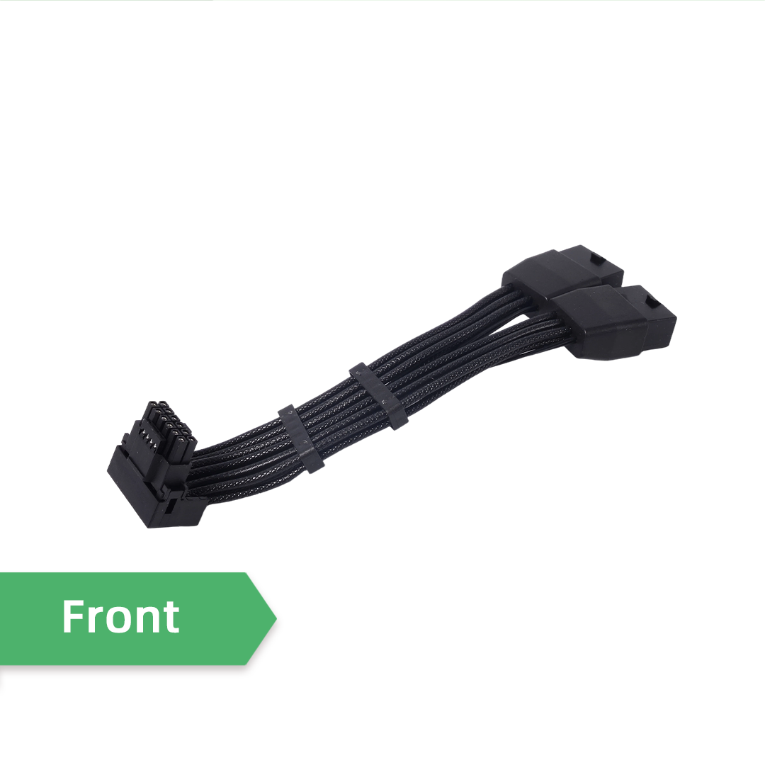 インターフェース上向き PCIE 5.0 2X8PLA 16 - Dual 8Pin To 16Pin 12Vhpwr Cable のレビューと価格