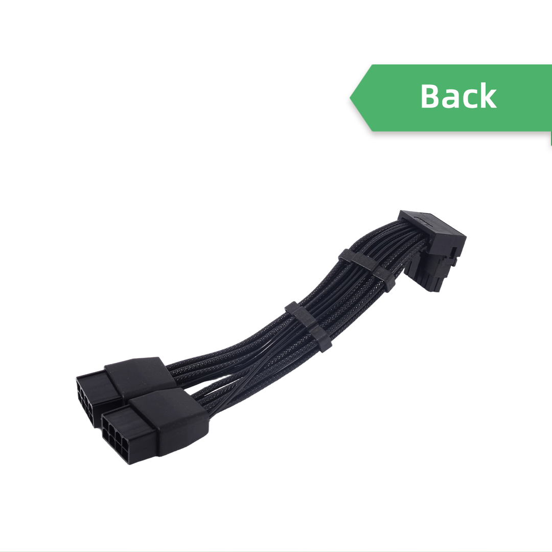 インターフェース上向き PCIE 5.0 2X8PLA 16 - Dual 8Pin To 16Pin 12Vhpwr Cable のレビューと価格