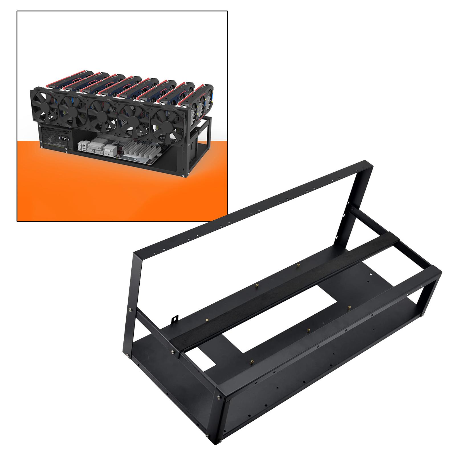 6/8 GPU マイニングリグフレームラックケースマイナーツ - Gpu Mining Rig Frame 8 Gpu のレビューと価格