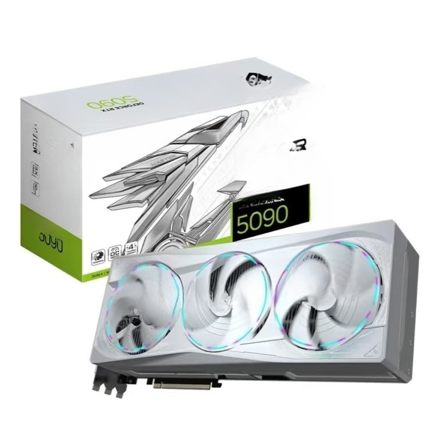 RTX 5090 OC32Gグラフィックカード対応、白い彫刻 - Rtx 5090 32Gb のレビューと価格