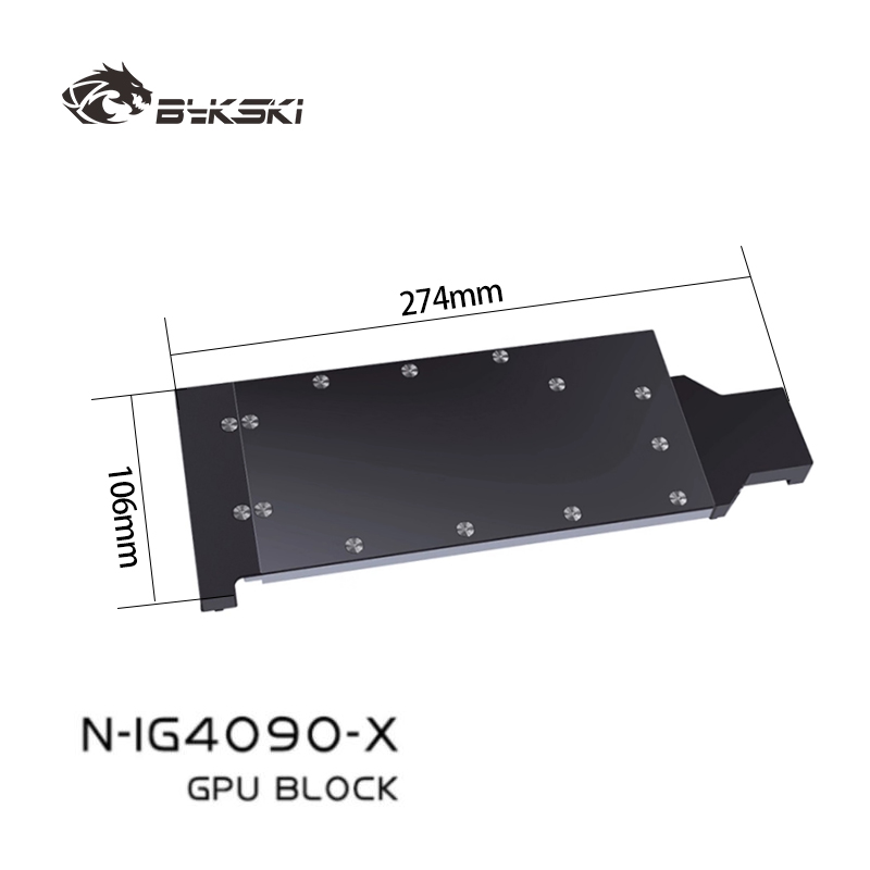 Bykski GPU ウォーターブロック カラフル iGam - Rtx 4090 Water Block のレビューと価格