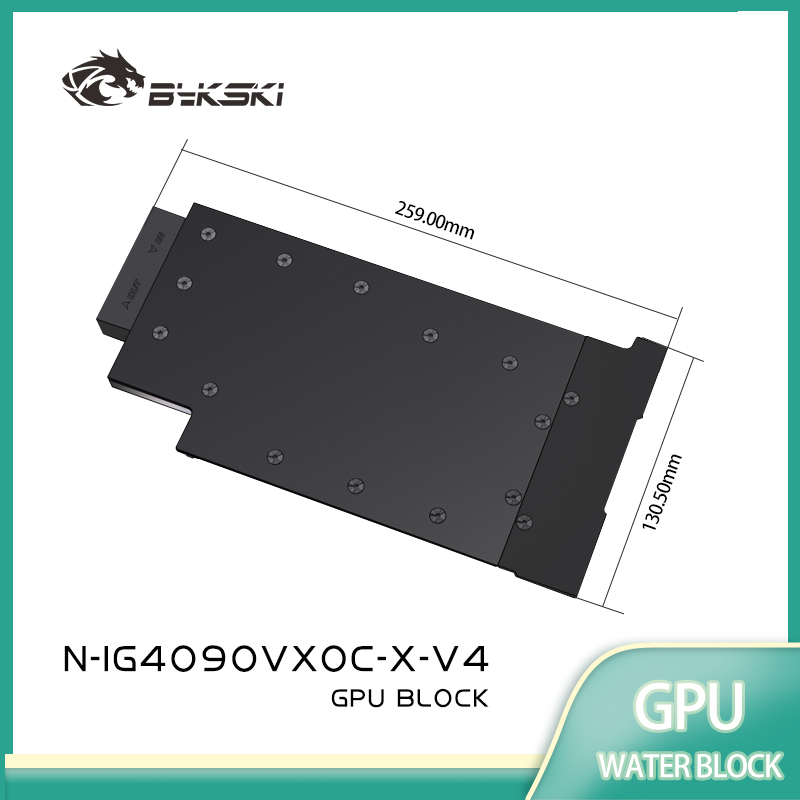 Bykski GPU ブロック カラフルな IGame RT - Rtx 4090 Water Block のレビューと価格